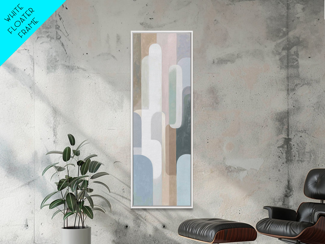 Modern Neutral Arch Abstraction Canvas Print, Waiting Room Art, Wall Sculpture, Waiting Room Decor, Calm, Dog Wall Art, WRA-1x3-33