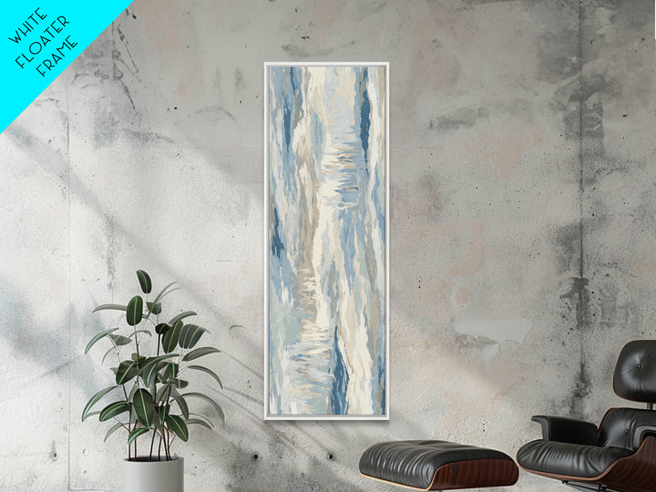 Soft Abstract Waves Canvas Print, Waiting Room Art, Therapy Office Decor, Waiting Room Decor, Fine Art, Calm, Art Print, WRA-1x3-38
