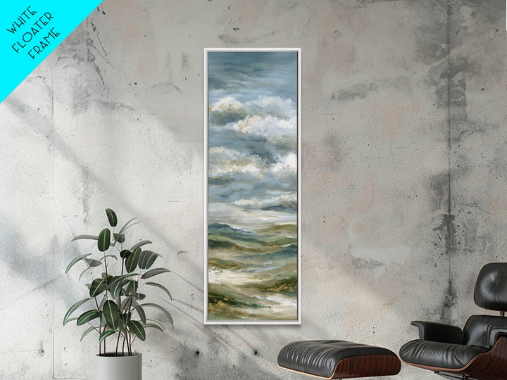 Large Cloudscape with Hopeful Light Framed Canvas Print, Waiting Room Art, Fine Art Print, Waiting Room Decor, Fine Art, Calm, WRA-1x3-4