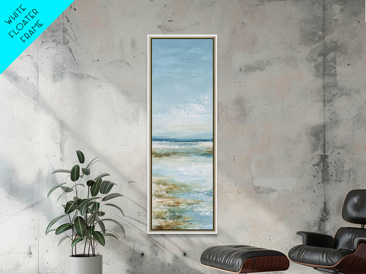 Peaceful Lake Reflection at Dawn Framed Canvas Print, Waiting Room Art, Office Wall Art, Waiting Room Decor, Fine Art, Calm, WRA-1x3-64