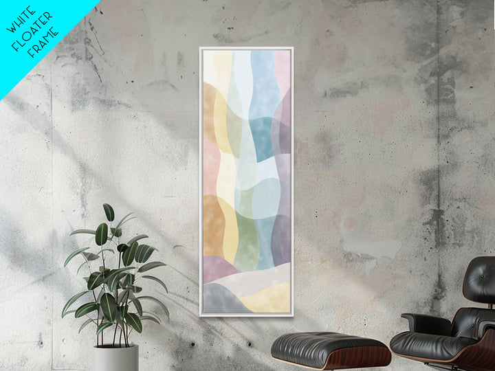 Pastel Rainbow Shapes for Pediatric Spaces Canvas Print, Waiting Room Art, Photography Print, Waiting Room Decor, Abstract Art, WRA-1x3-78