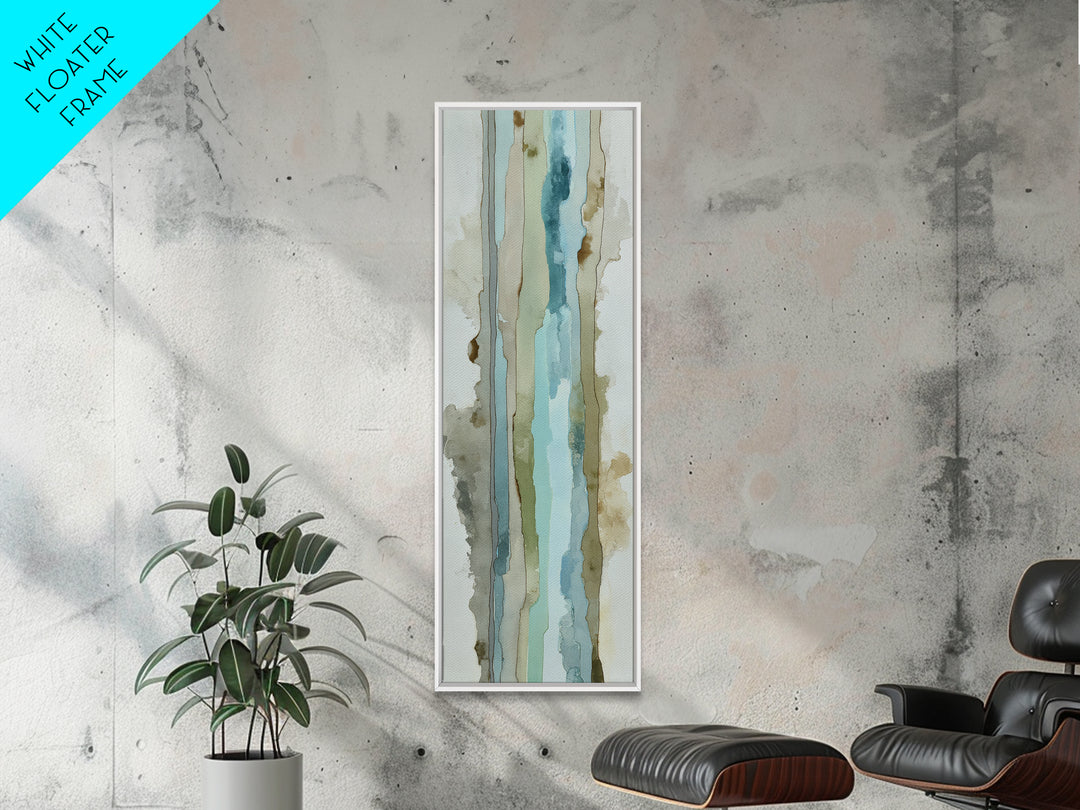 Modern Neutral Arch Abstraction Canvas Print, Waiting Room Art, Floral Wall Art, Waiting Room Decor, Abstract Art, Calm, WRA-1x3-81
