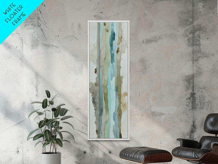 Modern Neutral Arch Abstraction Canvas Print, Waiting Room Art, Floral Wall Art, Waiting Room Decor, Abstract Art, Calm, WRA-1x3-81