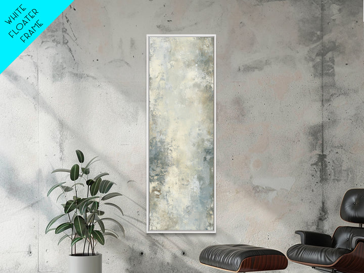 Light Marble Texture Abstract Framed Canvas Print, Waiting Room Art, Printable Art, Waiting Room Decor, Fine Art, Calm, WRA-1x3-84