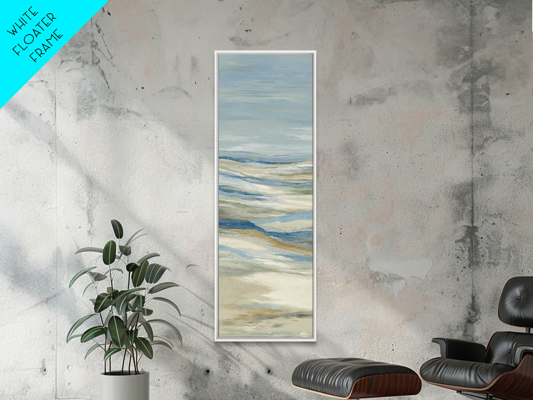 Calming Landscape with Open Sky and Gentle Canvas Print, Waiting Room Art, Art, Waiting Room Decor, Calm, Bauhaus Print, WRA-1x3-85