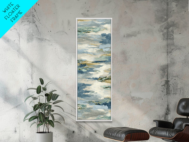 Soft Abstract Waves Canvas Print, Waiting Room Art, Luxury Decor, Waiting Room Decor, Abstract Art, Calm, Original Art, WRA-1x3-86