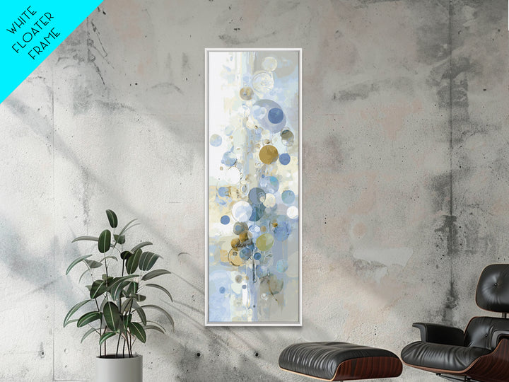 Abstract Circles Suggesting Calm Movement Canvas Print, Waiting Room Art, Fine Art Print, Waiting Room Decor, Abstract Art, WRA-1x3-94
