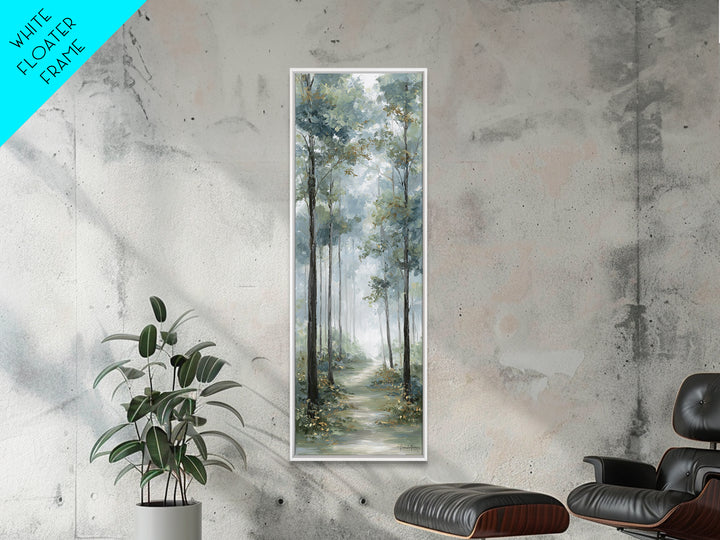 Misty Forest Path Canvas Print, Waiting Room Art, Therapy Office Decor, Waiting Room Decor, Oil Painting, Calm, Art Print, WRA-1x3-95