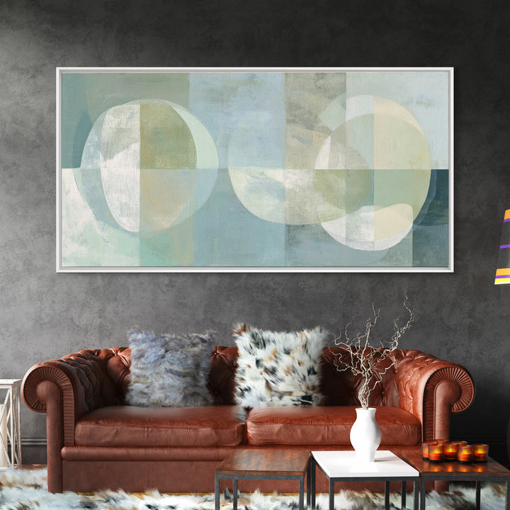 Minimal Geometric Composition Canvas Print, Waiting Room Art, Abstract Art, Waiting Room Decor, Calm, Landscape, WRA-2x1-49