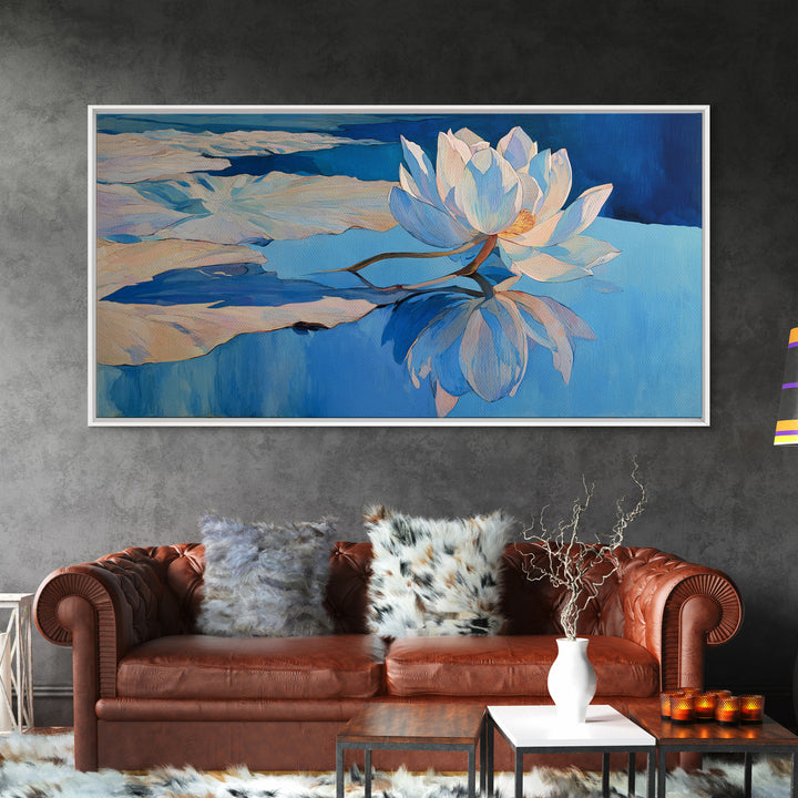 Coastal Horizon with Pale Sand and Water Canvas Print, Waiting Room Art, Bedroom Decor, Waiting Room Decor, Fine Art, Calm, WRA-2x1-53