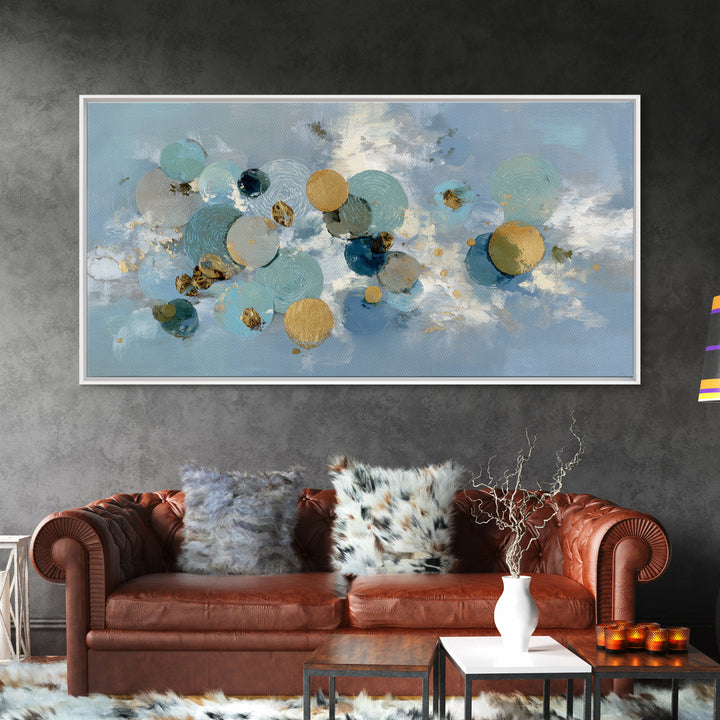 Abstract Circles Suggesting Calm Movement Canvas Print, Waiting Room Art, Waiting Room Decor, Abstract Art, Calm, WRA-2x1-54