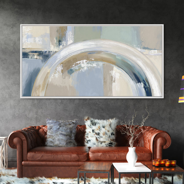 Modern Neutral Arch Abstraction Canvas Print, Waiting Room Art, Wall Sculpture, Waiting Room Decor, Calm, Dog Wall Art, WRA-2x1-89