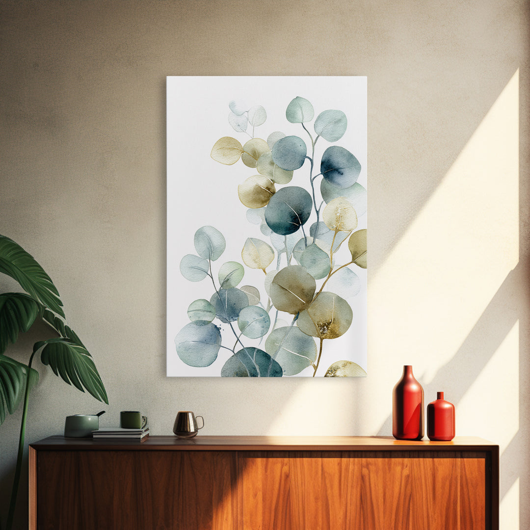 Neutral Botanical Branch Canvas Print, Waiting Room Art, Photography Print, Waiting Room Decor, Calm, Minimalist Decor, WRA-2x3-11