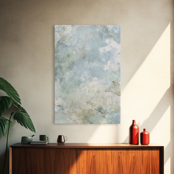 Light Marble Texture Abstract Framed Canvas Print, Waiting Room Art, Contemporary Art, Waiting Room Decor, Abstract Art, Calm, WRA-2x3-80