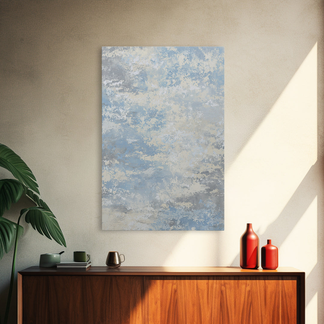 Soft Abstract Waves Canvas Print, Waiting Room Art, Office Decor, Waiting Room Decor, Abstract Art, Calm, Gallery Wall Art, WRA-2x3-82