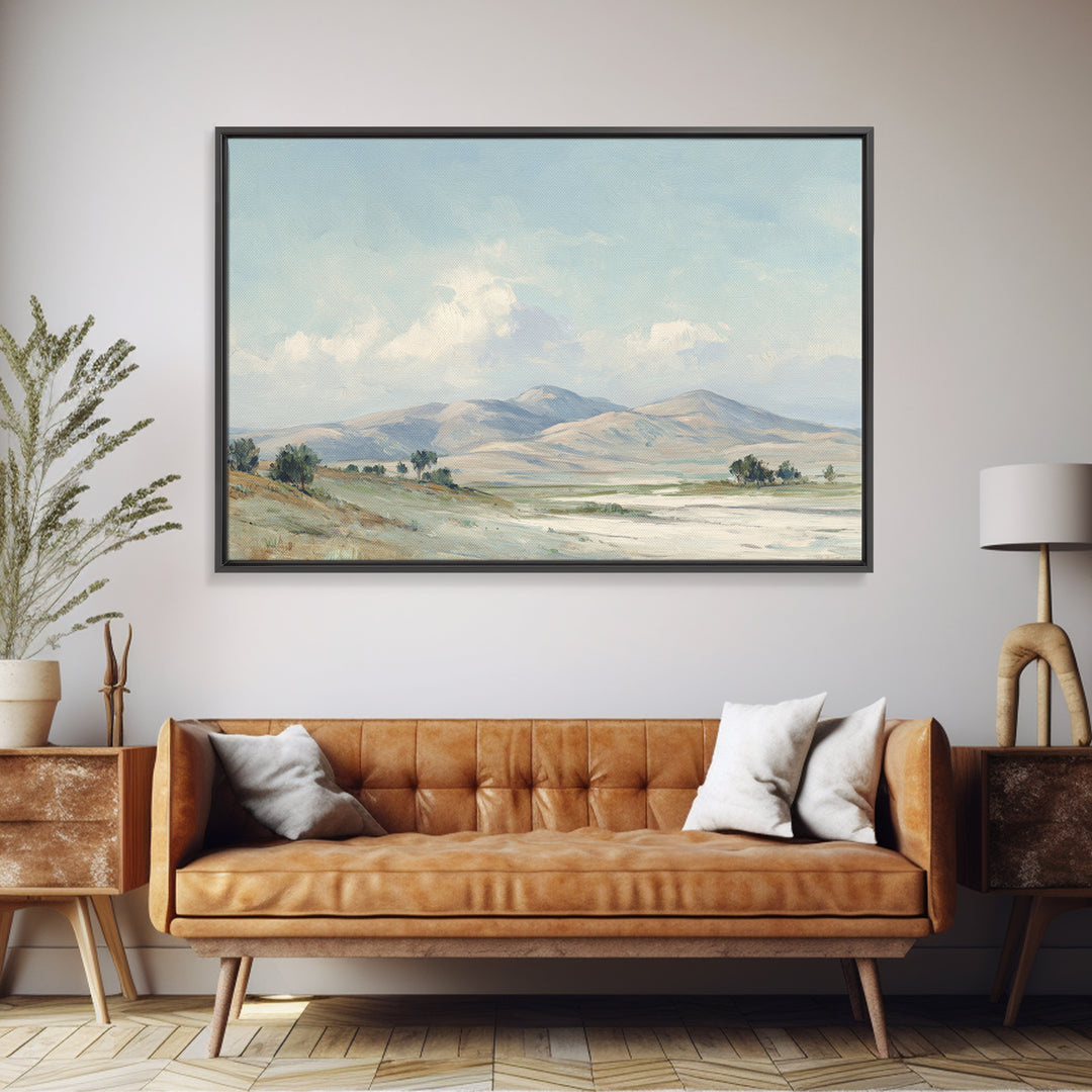 Calming Landscape with Open Sky and Gentle Canvas Print, Waiting Room Art, Minimalist Art, Waiting Room Decor, Fine Art, Calm, WRA-3x2-29