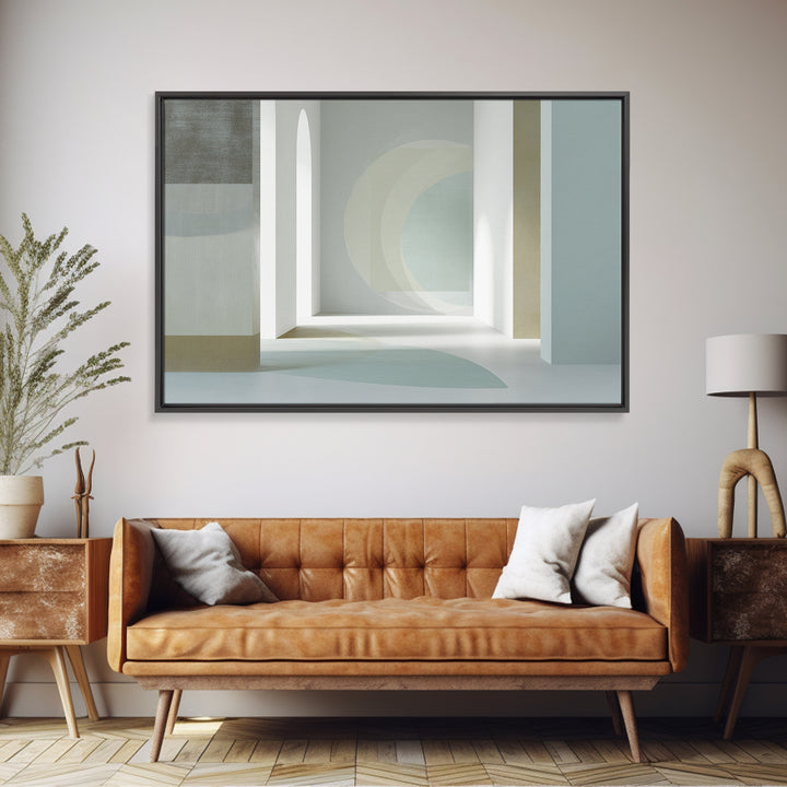 Minimal Geometric Composition Canvas Print, Waiting Room Art, Abstract, Waiting Room Decor, Abstract Art, Calm, Modern Decor, WRA-3x2-33