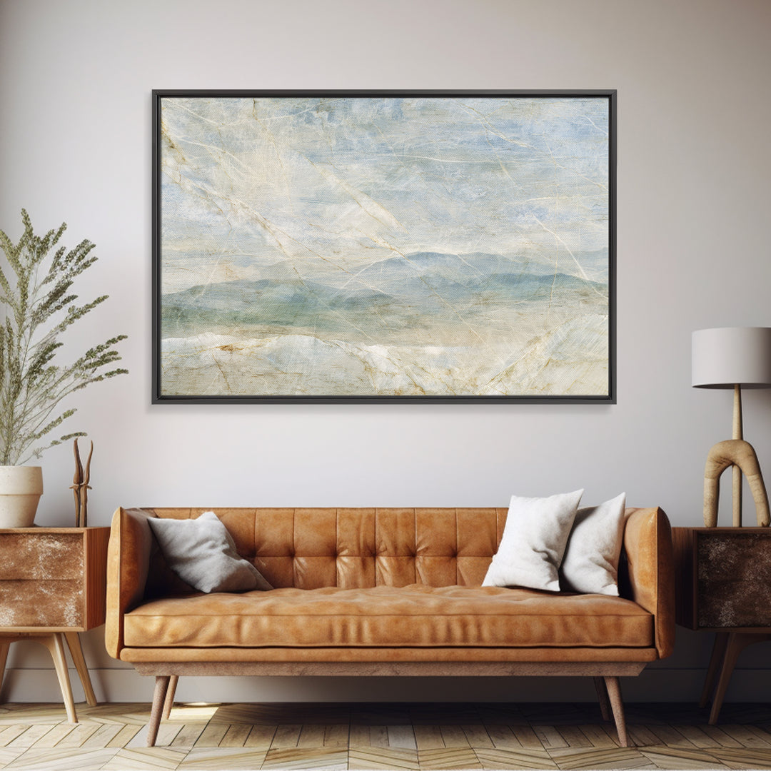 Light Marble Texture Abstract Canvas Print, Waiting Room Art, Office Decor, Waiting Room Decor, Abstract Art, Calm, WRA-3x2-4