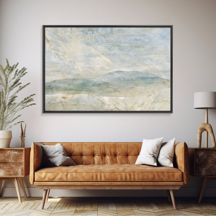 Light Marble Texture Abstract Canvas Print, Waiting Room Art, Office Decor, Waiting Room Decor, Abstract Art, Calm, WRA-3x2-4