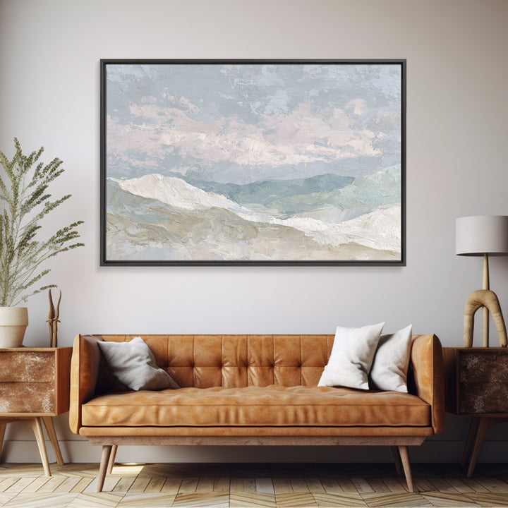 Light Marble Texture Abstract Canvas Print, Waiting Room Art, Office Wall Decor, Waiting Room Decor, Calm, Photography Print, WRA-3x2-52