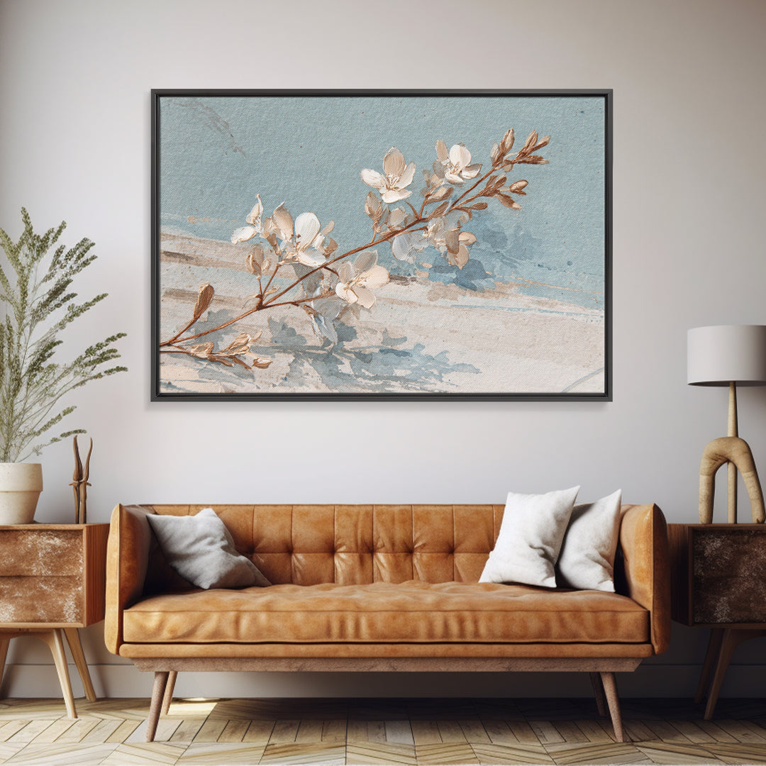 Coastal Horizon with Pale Sand and Water Canvas Print, Waiting Room Art, Digital Art Print, Waiting Room Decor, Fine Art, Calm, WRA-3x2-61