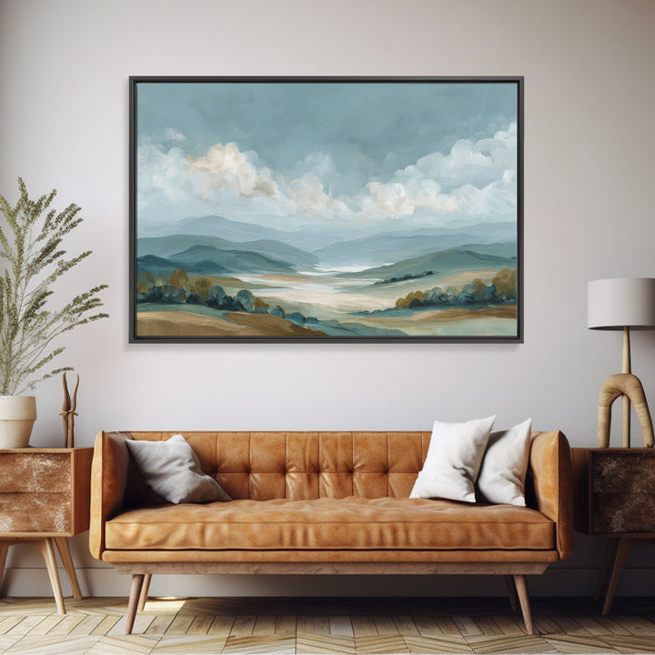 Large Cloudscape with Hopeful Light Framed Canvas Print, Waiting Room Art, Luxury Decor, Waiting Room Decor, Fine Art, Calm, WRA-3x2-92