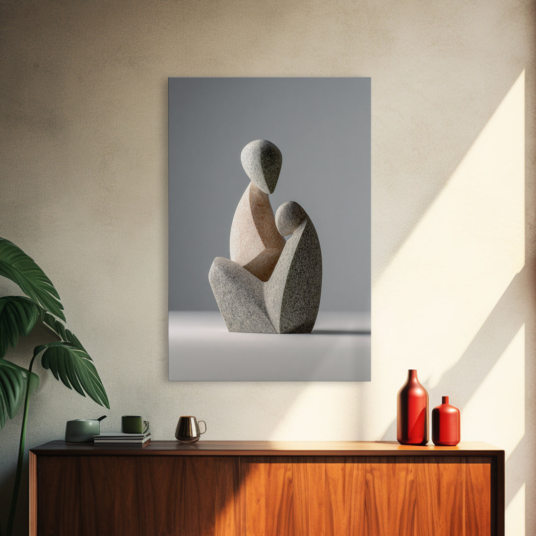 Seated Meditation Figure Canvas Print, Yoga Studio Art, Custom Wall Art, Yoga Studio Decor, Balance, Feminine Wall Art, YSA-2x3-81