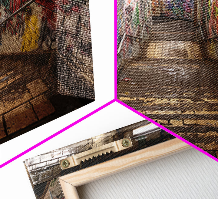 Graffiti Subway Stairwell Wall Art, Urban Photography Print, Industrial Wall Decor, Street Art, Office Decor Gift, Contemporary Art