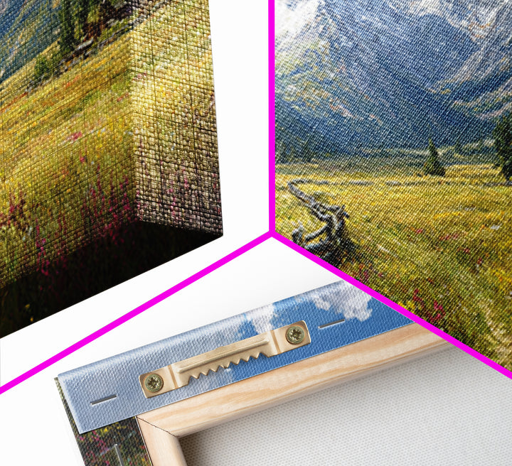 Dramatic Autumn Fire Landscape Painting With Burning Grass And Fiery Sky Wall Art