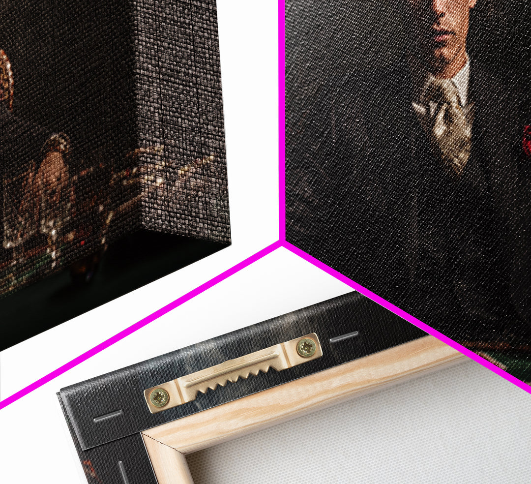 Moody Poker Player In Dark Speakeasy Wall Art, Casino Game Room Decor, Masculine Office Art, Gift For Him, Man Cave Canvas Print