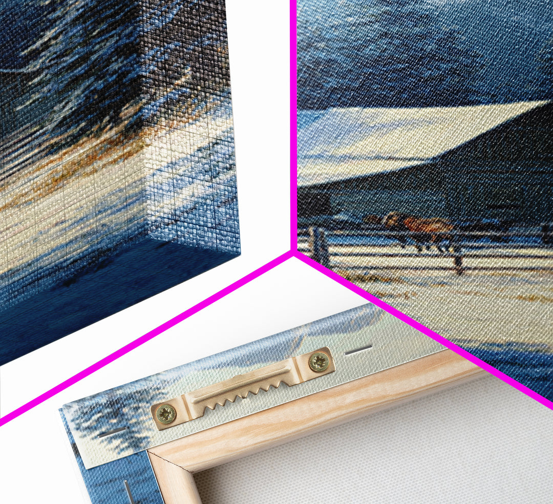 Abstract Pour Painting Canvas Print Featuring Bright Yellow And Blue Marbled Waves Modern Wall Art Perfect For Office Decor