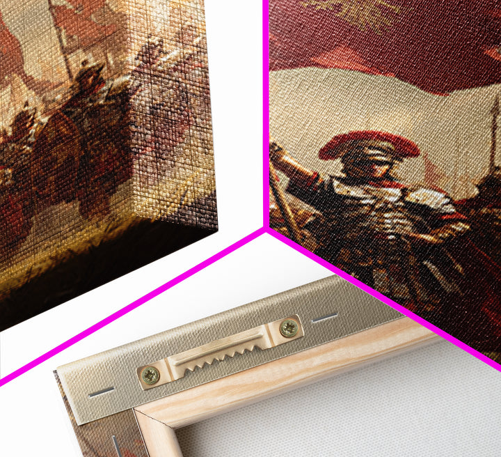 Roman Eagle Standard Bearer Framed Canvas Print, Ancient Legion Wall Art, Historical Battle Decor, Masculine Gift For Him