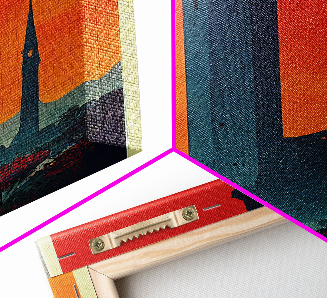 The Dark Tower, Fantasy RPG Concept Art, Wall art, framed canvas print, framed painting