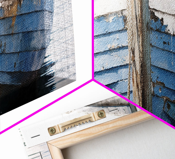 Old Wooden Ship Nautical Decor, Lakehouse Decor, Coastal Decor, Photography Wall Art Framed Canvas Print, Wooden Boat, Nursery Decor