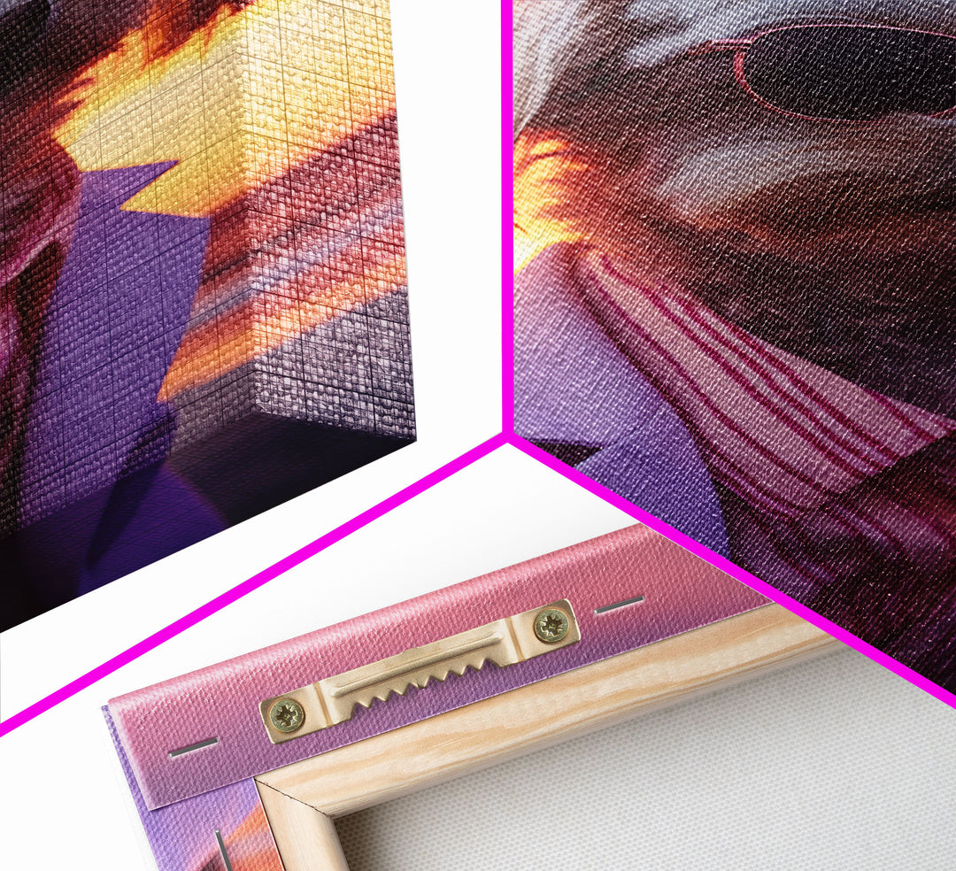 Shih Tzu In Sunglasses Pink Suit Wall Print, Dog Portrait, Dog Décor, Dog Art Print, Framed Wall Art, Framed Canvas, Wall Print, Wall Canvas