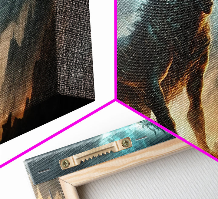 Fenrir, Fenrisúlfr, Norse Mythology, Hróðvitnir, Vánagandr, Vanargand, Fantasy Wolf Art, Nordic Fantasy Art