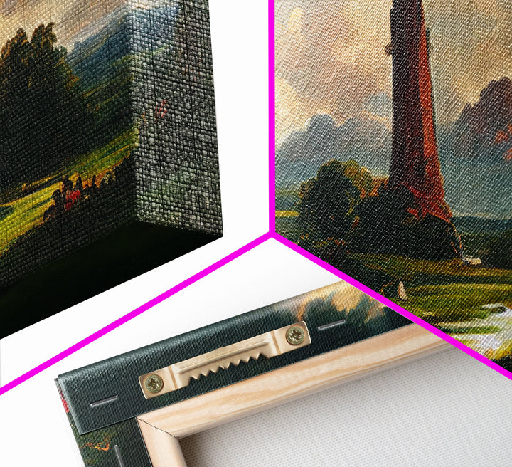 Dark Tower, High Fantasy Art Canvas Print, unique wall art, fantasy concept art