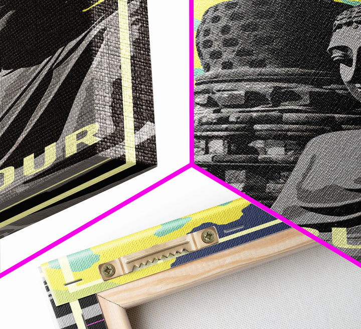 Indonesia Wall Art, Borobudur Temple, Java, Travel Wall Print, Travel Poster, Travel Artwork, Travel Wall Art, Canvas Wall Print