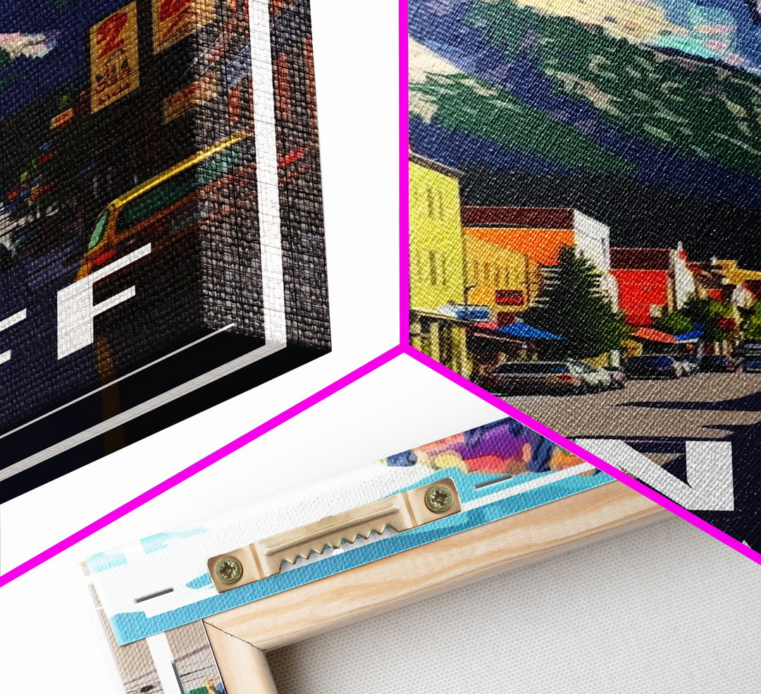 Canada Wall Art, Canada Art Print, Banff, Alberta, Travel Wall Print, Travel Poster, Travel Artwork, Travel Wall Art, Canvas Wall Print