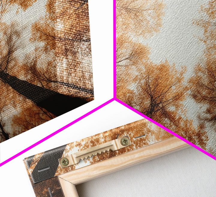 Forest Art, Trees Wall Art, Fall Art Print, Panoramic Art, Wall Art, Canvas Art, Landscape Art, Wall Art Prints, Entryway Prints, RV Decor