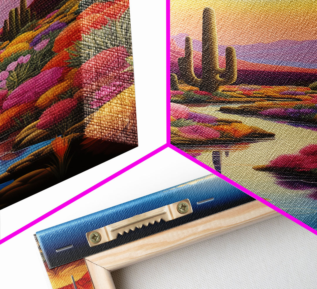 Desert Wall Art, Cactus Art, Nature Print, Canvas Print, Wall Art, Vertical Art, First Home Gift, Wall Art Prints, Living Room Prints
