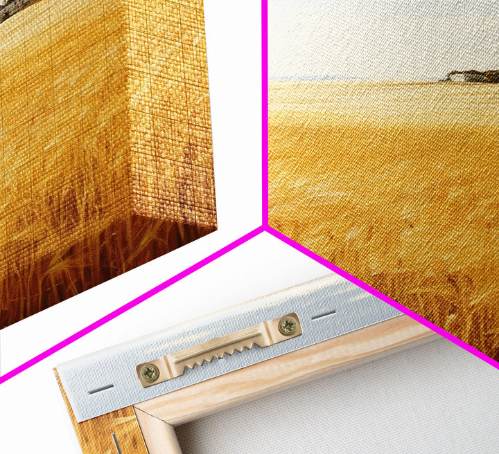 Wheat Field Wall Art, Farm Print, Countryside Wall Print, Canvas Print, Wall Art, Vertical Print, Country Home Decor, Family Gift, RV Decor