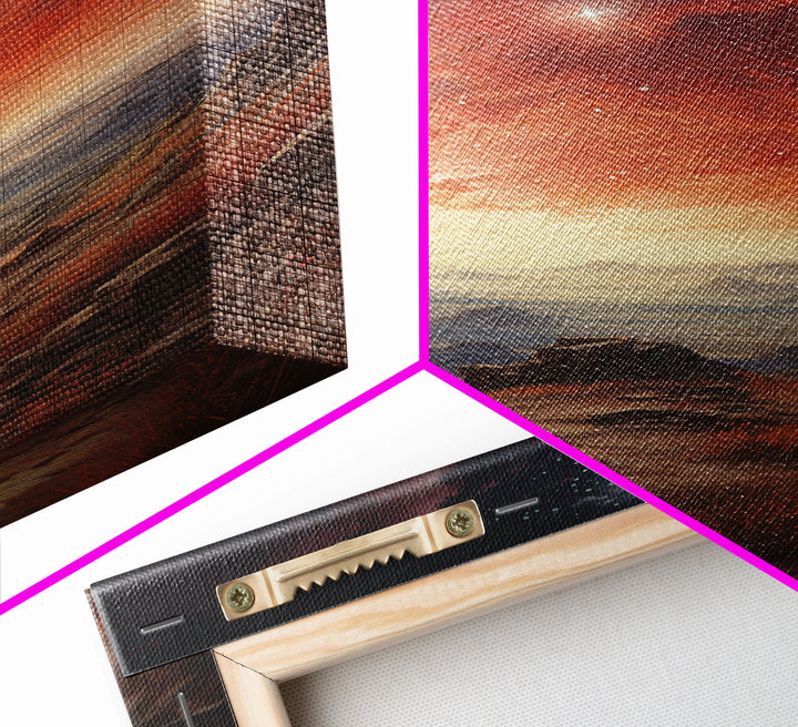 Sci Fi Wall Art, Fantasy Artwork, Space Wall Art, Tiny House Decor, Canvas Print, Wall Art, Vertical Art, Moving Gift, Game Room Decor