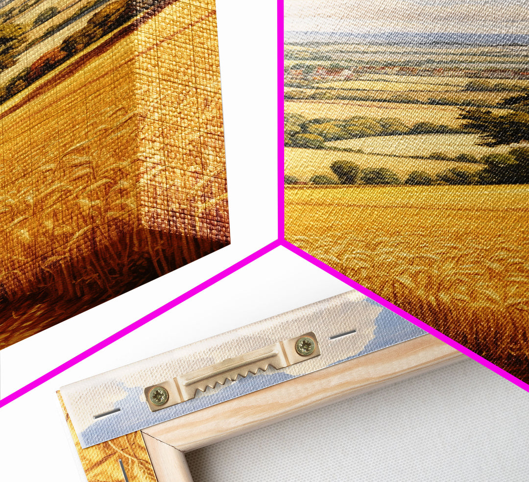 Wheat Field Print, Countryside Wall Art, Farm Wall Art, Canvas Print, Wall Art, Vertical Art, Farmhouse Wall Decor, Bedroom Prints, RV Decor
