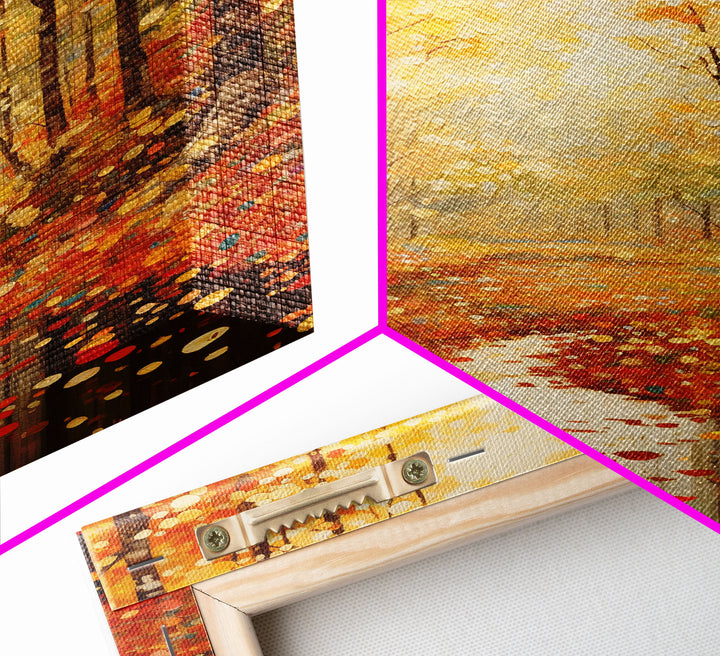 Forest Wall Art, Trees Wall Art, Fall Wall Print, Canvas Print, Wall Art, Vertical Art, Housewarming Gift, Ranch Decor, Country Wall Art