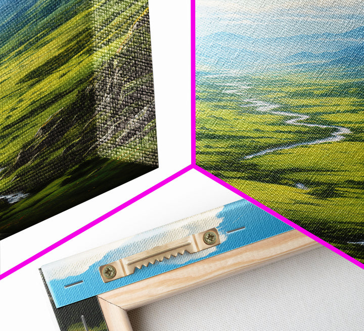 Mountains Wall Art, Valley Art, River Wall Print, Canvas Print, Wall Art, Vertical Art, Realtor Thank You, Home Wall Decor, Dorm Room Art