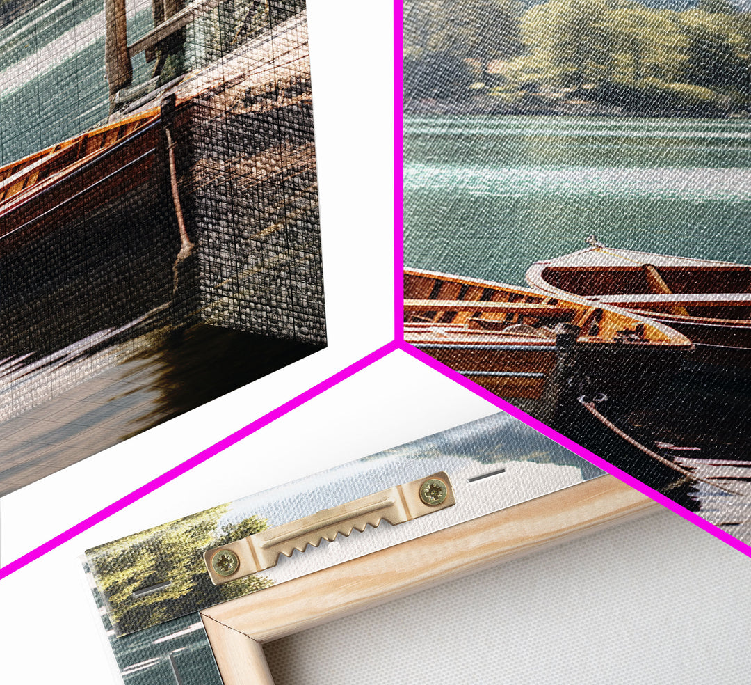 Paddle, Boat, Lake Wall Art, Canvas Print, Wall Hanging, Portrait Art, Lake House Wall Art, Couples Gift, Bookshelf Decor, Nature Print