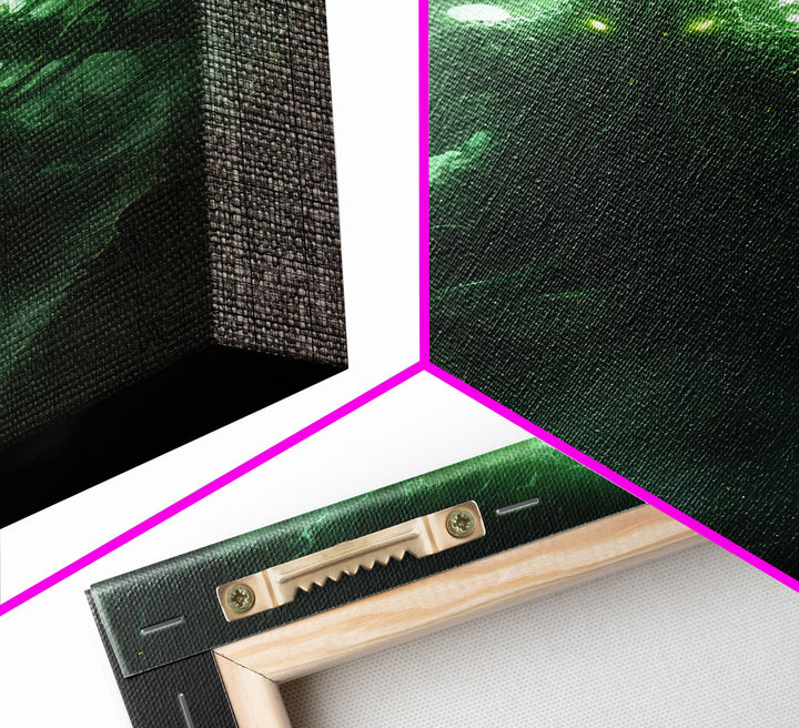 The Call Of Cthulhu - Portrait Of The Grim Reaper - Framed Canvas Print - Halloween Decor - Halloween Clearance - HP Lovecraft