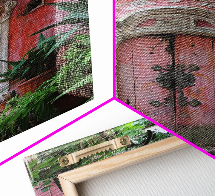 Change675 Architecture Print, 19th Century Architecture Photography, Mexico City Wall Art, Wood Framed Canvas Print