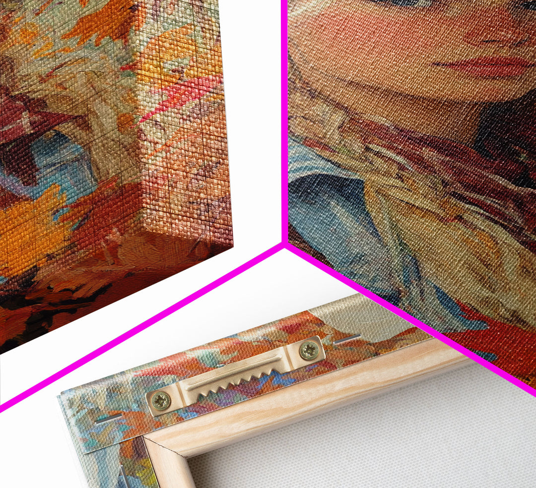 Rustic Barn in Winter Canvas Print, Farmhouse Christmas Decor, Wall Art, Seasonal Winter Wonderland, Perfect Gift Idea, Framed Canvas Print